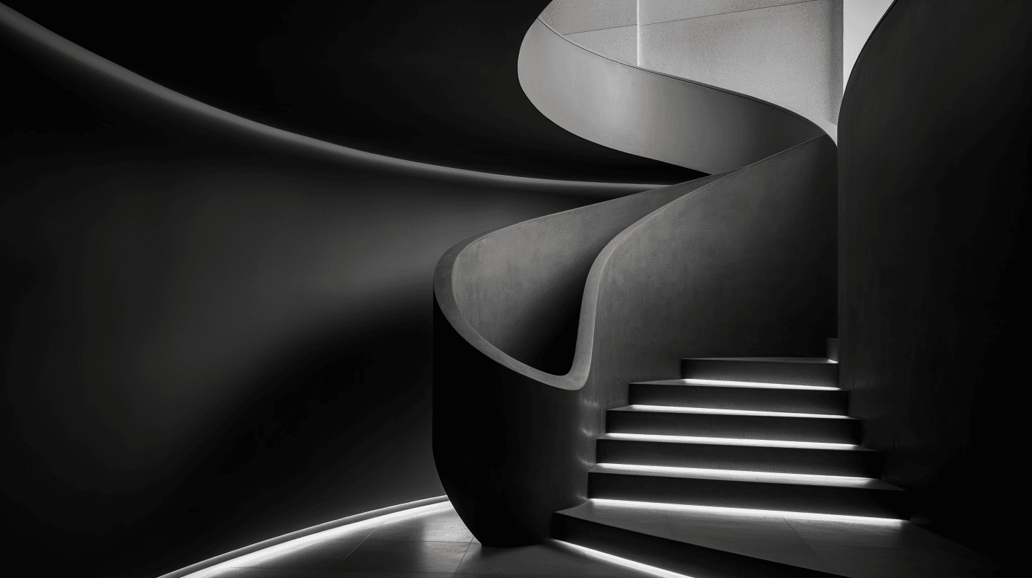 Microcement staircase and interior