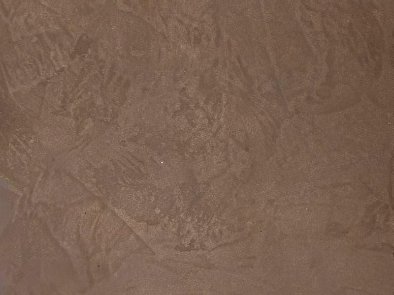 Bronze microcement finish sample