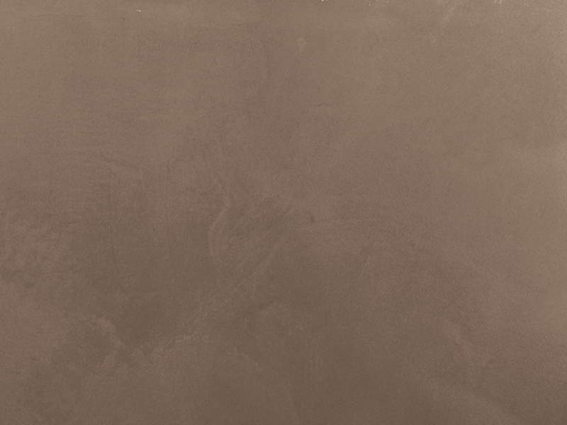 Cacao microcement finish sample